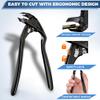 Zivoy Professional Angled Non-Slip Long Handle Nail Clippers Ergonomic Wide Jaw Clipper with Catcher, toenail Clipper Senior, Nail Clippers SeniorsNail Clipper Senior view 2
