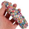 BETOOKY Baroque Crystal Headband for Women, Padded Wide Rhinestone Hairband with Faux Gemstones, Comfortable Decorative Hair Accessory for Weddings and Daily Wear view 4