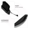 WESIEVYA Dual-ended Eye Brow Comb and Lash Tool 5pcs Set, Black Double Head Concealer Brush and Eyelash Grooming Brush for Women Makeup Application and Hair Styling view 3