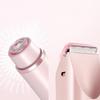 Women's 2-in-1 Electric Shaver, Dual Head Body Hair Remover, IPX7 Waterproof Rechargeable Razor for Legs, Armpits, Arms view 2