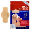 Fungal Nail Care Patches 21 PCS, Hydrogel Nail Strips for Damaged Nails, 8-Hour Overnight Nourishing Gel for Men and Women, Easy-to-Use Nail Support view 1