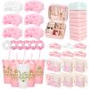 6 Set Pink Birthday Squad Party Favors Spa Sleepover Party Supplies view 1