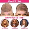 VNFM Highlight Deep Wave Wig Human Hair Honey Blonde 13x6 HD Ombre Lace Front Wigs Human Hair Pre Plucked 200% Density Curly Lace Frontal Wigs For Women 26 Inch view 3