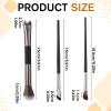 3PCS Nose Contour Brush, 2-in-1 Dual Head Makeup Brush, Angled Nose Shadow Brushes for Sculpting and Defining view 2