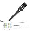 HEALLILY 36pcs Electric Razor Cleaning Brush Set, Small Shaving Tool Brushes Colorful Handles for Electric Shaver Maintenance and Precision Gap Cleaning view 3