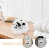 JOYOFREELY 2pcs Panda Cartoon Bath Loofahs Mesh Body Scrubber Exfoliating Sponge for Boys Gentle Bathing Accessories view 3