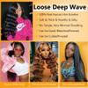 QTHAIR 18A Virgin Hair Bundles Loose Deep Wave 26" 26" 200g Long Human Hair Weave Bundles Curly Virgin Hair Bundles for Black Women view 2
