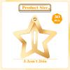 Azefnuhk 30 PCS Gold Star Barrettes, Star Hair Clips, 1.26"/3.2cm Metal Snap Hair Clips Non-slip 2000s Y2k Fashion Hair Accessories for Women Girls view 2