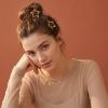 Azefnuhk 30 PCS Gold Star Barrettes, Star Hair Clips, 1.26"/3.2cm Metal Snap Hair Clips Non-slip 2000s Y2k Fashion Hair Accessories for Women Girls view 4
