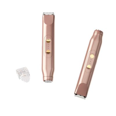 Manscaping Body Groomer for Men, Waterproof Groin and Body Hair Trimmer, Smooth and Comfortable Electric Shaver for Personal Care, Skin-Friendly Cordless Grooming Tool (Brown)