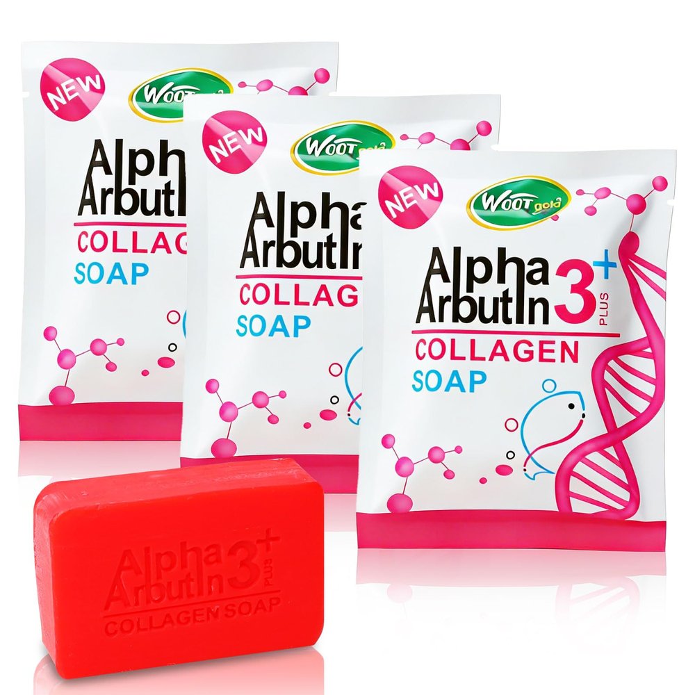 DR MEINAIER Daily Cleansing Soap with Alpha Arbutin, Vitamin C & Collagen, Floral Scented Face and Body Cleanser, Gentle Formula for Smooth-Looking Skin (3)