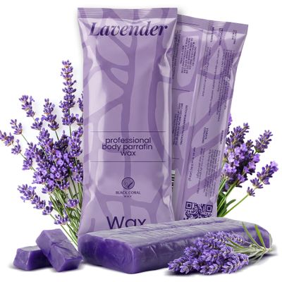Lavender Paraffin Wax Refills for Paraffin Bath - 6 Pack (6lb) Scented Paraffin Wax Beads for Hand and Feet, Moisturizing Wax Blocks for Paraffin Machine, Relieves Muscle Fatigue & Dry Skin Hydration