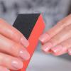 MERRYHAPY 3-Sided Orange Nail Buffer Block Sponge Nail File Tool for Manicure and Pedicure Professional Sanding Block for Salon Use view 4