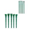 Makeup Brush Set 10pcs Green Cosmetic Brushes for Foundation Eyeshadow Blush Powder Application Portable Makeup Kit for Daily Use view 1