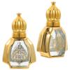 SKISUNO 2pcs 10ml Glass Roller Bottles Empty Perfume Supply Containers with Gold Roll-on for Household Aroma and Cosmetic Refillable Use view 1