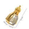 SKISUNO 2pcs 10ml Glass Roller Bottles Empty Perfume Supply Containers with Gold Roll-on for Household Aroma and Cosmetic Refillable Use view 2