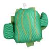 RUNROTOO Bathing Body Skin Cleaner Loofah Ball with Hanging Loop, Sturdy Mesh Bath Scrubber for Shower Exfoliating, Cute Cactus Design Suitable for Daily Home Bathing view 1