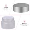 SOIMISS Refillable Frosted Glass Cream Jar 30g 6pcs with Lid Portable Face Cream Storage Container for Travel and Daily Cosmetics view 2