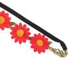 POPETPOP 5pcs Floral Sunflower Headbands Elastic Cloth Wreath Hair Bands for Women Wedding Beach Party Photo Headdress Hair Accessories view 3