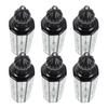 KAJNBN 6pcs 15ml Black Glass Perfume Roll on Bottles with Engraved Roller Applicator, Refillable Essential Oil Roller Bottles for Travel and Aromatherapy view 1