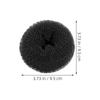 PRETYZOOM 12pcs Large Black Hair Donut Bun Maker Set, Hair Braider and Bun Shaper Tool for Women, Quick Updo Styling Accessories for Office, Travel, Party, and Celebration view 2