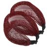 DECHOUS 2pcs Extra Wide Non-slip Headbands for Women, Soft Stretch Sweatbands Hair Accessories for Yoga Running Sports and Daily Wear view 1
