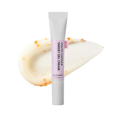 PUL & SAHM Airlight Supercharged Eye & Neck Gel Cream, Beginner Retinol HPR 0.1%, Bakuchiol 0.5%, Peptide, Caffeine for Firming, Wrinkles, Puffiness, Dark Circles, Dermatologist Tested, 24-Free