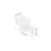 Lotion Dispenser Lock 150pcs Leakproof Pump Collar Clip Locks Black PP Shampoo Dispenser Bottle Holder Buckle Clips Easy Dispensing(White) view 2