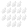 Lotion Dispenser Lock 150pcs Leakproof Pump Collar Clip Locks Black PP Shampoo Dispenser Bottle Holder Buckle Clips Easy Dispensing(White) view 3