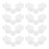 Lotion Dispenser Lock 150pcs Leakproof Pump Collar Clip Locks Black PP Shampoo Dispenser Bottle Holder Buckle Clips Easy Dispensing(White) view 4