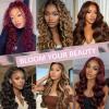 Brown Highlight Human Hair Bundles P27/30 Deep Wave Bundles 10 12 14Inch Brazilian Virgin Human Hair Extensions for Women Highlight Light Brown Deep Wave Bundle(Blonde and Light Brown,100g/per) view 2