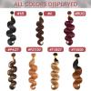 Brown Highlight Human Hair Bundles P27/30 Deep Wave Bundles 10 12 14Inch Brazilian Virgin Human Hair Extensions for Women Highlight Light Brown Deep Wave Bundle(Blonde and Light Brown,100g/per) view 3