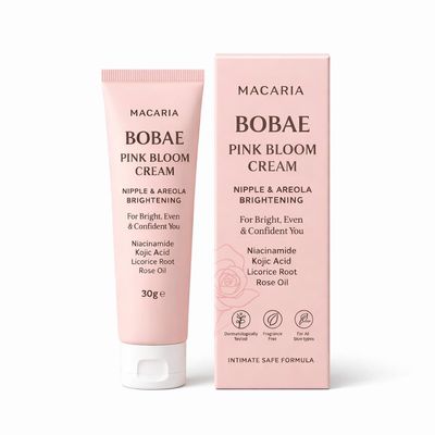 Bobae Pink Bloom Cream Breast Nipple Brightening | Rose Oil Skin Cream