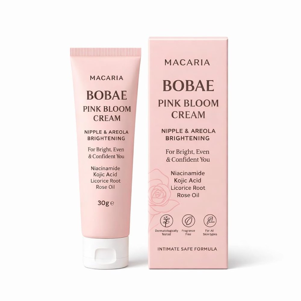 Bobae Pink Bloom Cream Breast Nipple Brightening | Rose Oil Skin Cream