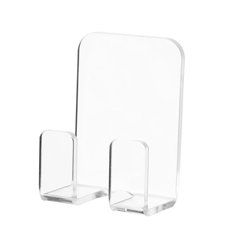 YWLUUOO Shower Hook Acrylic Dormitory Cosmetics Storage Rack Multifunction Wall Mounted Sponge Soap Organizer Bathroom Shelves Adhesive Soap Sponge Holder