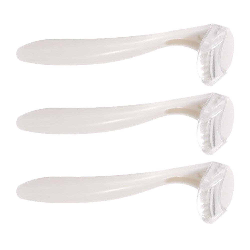 Beatifufu 3pcs Portable Facial and Body Hair Trimmer for Women, Compact Travel Size Razor for Hair Removal on Face, Underarm, and Bikini Areas