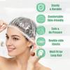 30 Pcs Disposable Shower Caps 20.5 Inch,Large Thick Clear Waterproof Plastic Bath Caps for Spa Hair Treatment Home Kitchen Travel Hotel (20) view 3