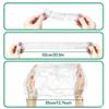 30 Pcs Disposable Shower Caps 20.5 Inch,Large Thick Clear Waterproof Plastic Bath Caps for Spa Hair Treatment Home Kitchen Travel Hotel (20) view 4