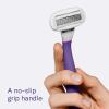 Flamingo Shaving Razor Set for Women - Razor Handle, 4 Blade Refills view 4