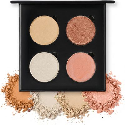 The Color Coordinator Eyeshadow Palette for Women - Seasonal Color Analysis, 4-Shade Palette, Highly Pigmented Matte and Pearl Shades, Blendable Long Lasting Eye Makeup (Spring)