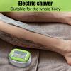 Head Shavers for Bald Men - ABS Iron 5.7x4cm | Electric Razor | Portable Waterproof Bald Head Clipper Hair Grooming Tool Cordless Fast Shaver for Men Scalp Beard Body Face Legs Arms view 2
