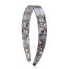 Everetched Custom Rhinestone Headband With Name For Women,Personalized Wide Acetate Hairband with Letters,Customized Marble Bedazzled Initial Accessories,Monogram Gifts(Grey Tortoise) view 1