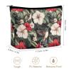 Hummingbirds Hibiscus Flowers Makeup Bag Travel Cosmetic Toiletry Bags Makeup Case Organizer for Women Men view 2