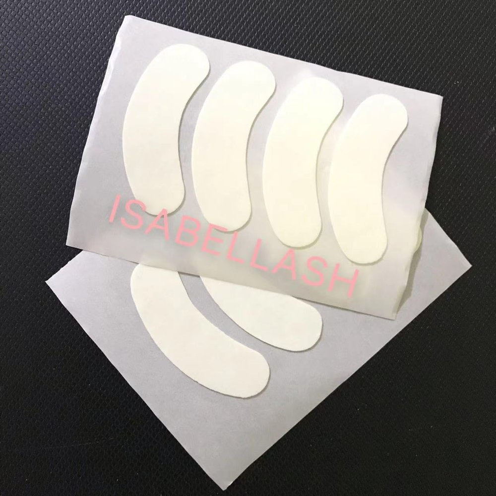 Flexible and easy to cut for custom fit eyelash foam pads 25 pairs per box with soft and breathable material