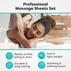 AMV Linen Ultra Soft Natural Cotton Massage Table Sheets Set 3 Piece Set - Contains Massage Table Cover, Massage Fitted Sheet, and Massage Face Rest Cover (Solid, Moss) view 4