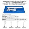 High Frequency Wand Device Set, Handheld Beauty Tool with 4 Replaceable Glass Electrodes, Portable Facial Wand Kit (2 Sets per Order) view 2