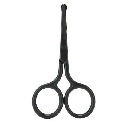 Saluaqui Nose Hair Scissors Scissors for Nose Hai Hair Rounded Tip Trimmer for Men Women Facial Eyebrow Moustache Grooming Manual Steel