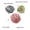 VILLCASE 3pcs Large Rose Flower Mesh Bath Poufs Exfoliating Body Scrub Shower Balls for Adults, Soft Mesh Bath Scrubbers for Daily Shower and Skin Cleansing Random Color view 3