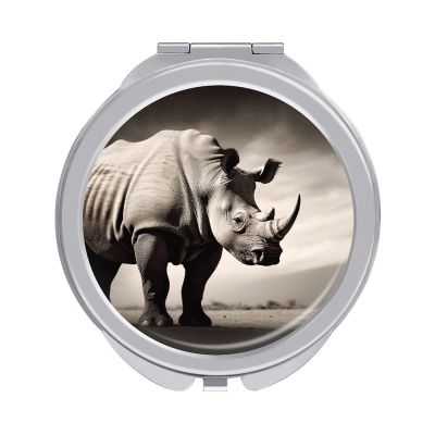 VstaDank South Africa Animal Makeup Mirror Fashion Double Sided Pocket Mirror Small Compact Travel Mirror Cute Round Folding Mirror for Purse Women Birthday Valentine's Day