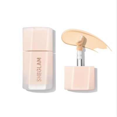 SHEGLAM Hideaway Full-Coverage Liquid Concealer for Hydrating Creamy Finish-Linen
